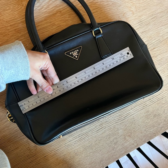 Authentic Prada Saffiano bag - black genuine leather - Picture 1 of 2